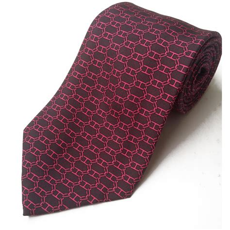 hermes pink mens tie